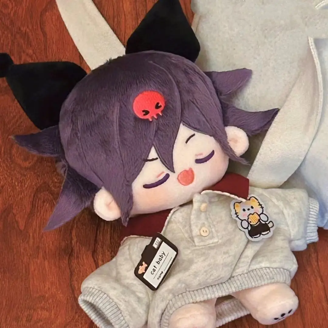 Anime Attribute Kokichi Oma Monster Handsome Cosplay Plush Doll Cotton Stuffed Body Dress Up Clothes Mascot Gift 20cm