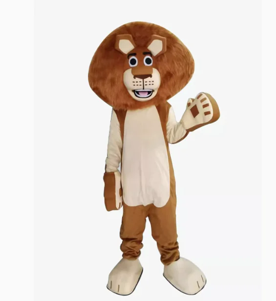 Lion King Mascot เครื่องแต่งกายเป็นตัวละครการ์ตูนเครื่องแต่งกายสัตว์ที่กําหนดเองเครื่องแต่งกายการ์ตูนชุดเล่นตามบทบาท