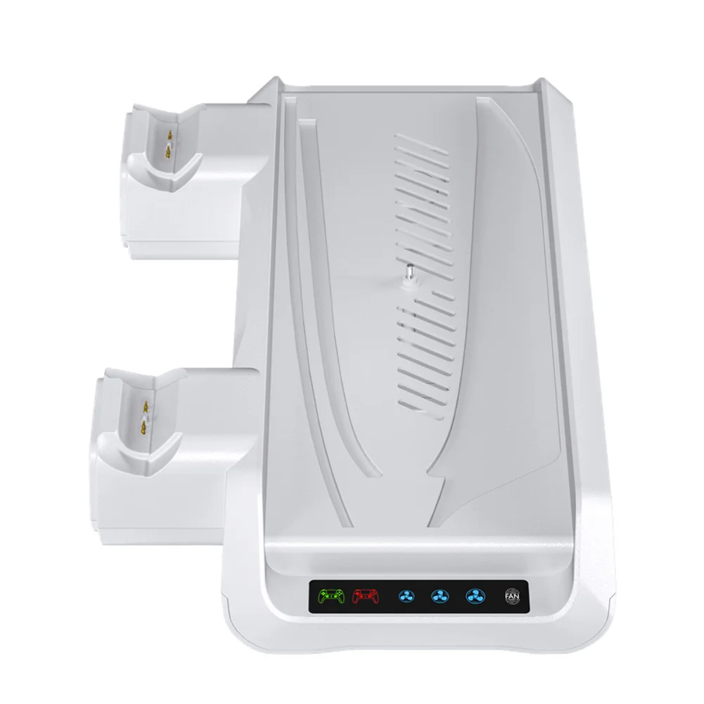 For PS5 Pro Cooling Dock Featuring Integrated Controller Stand And Headphone Hanger For Efficient Heat Dissipation