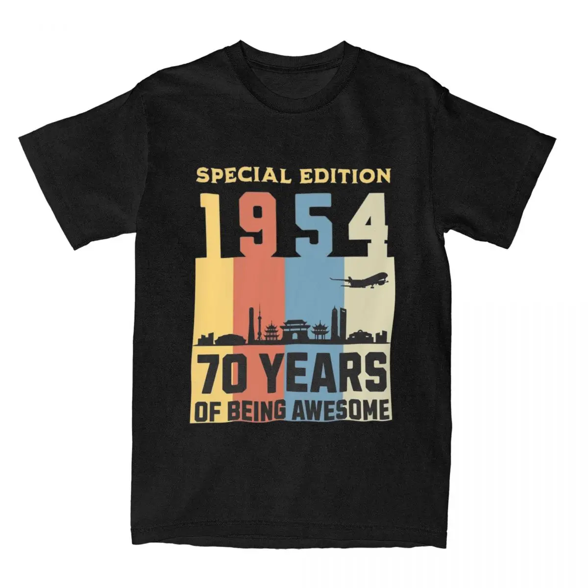 Casual Born In 1954 Special Edition 70th Birthday T Shirt for Men Women Cotton 70 aged present Tees Shirt New Arrival Tops