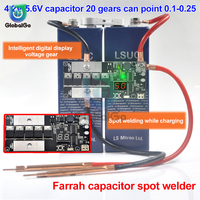 K13 Small Handheld Portable DIY 5V Farad Capacitors Spot Welder Kit PCB Control Board 18650 Battery Spot Welding Machine