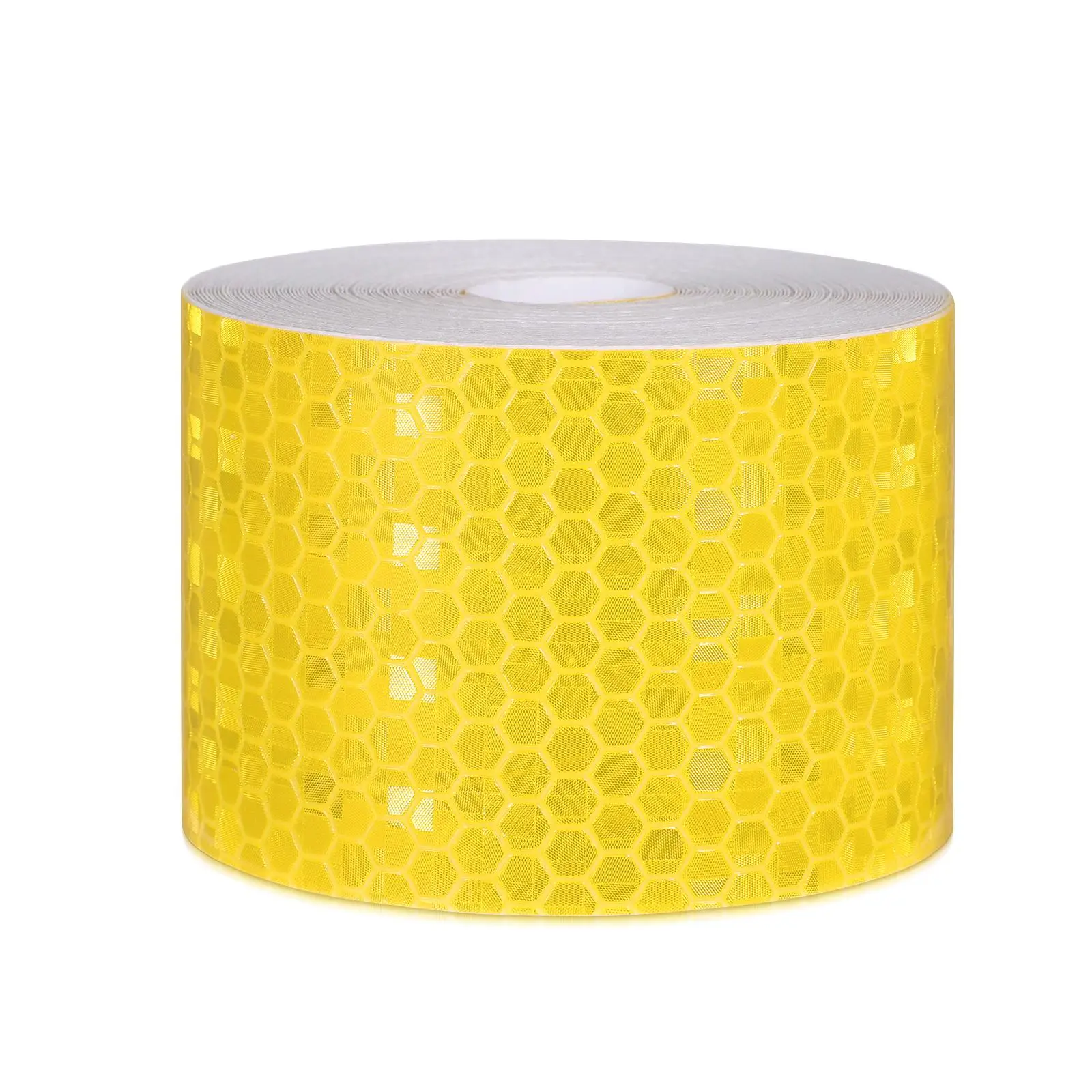 

Traffic Warning Pole Yellow Reflective Tape Shine High Visibility Strip Outdoor