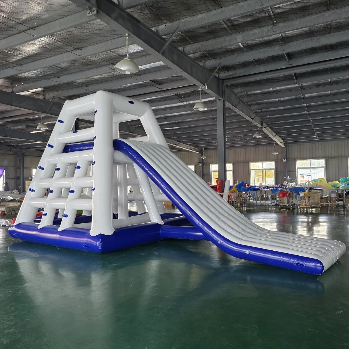 Commercial Inflatable Water Slide Climbing Tower Giant Floating Aqua Park Playground Equipment for Lake Sea Pool Rental Games