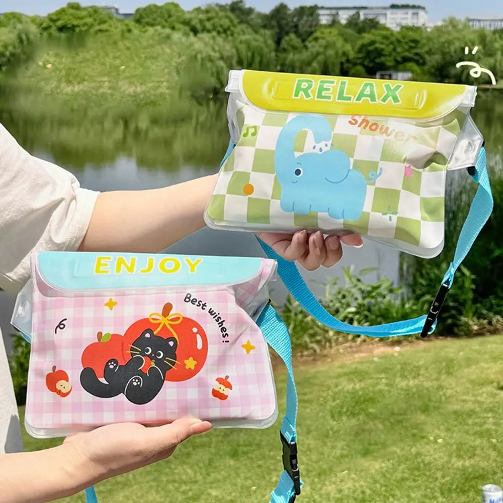 

Новая водонепроницаемая сумка для мобильного телефона с сенсорным экраном, регулируемый чехол для телефона, вместительная поясная сумка для плавания