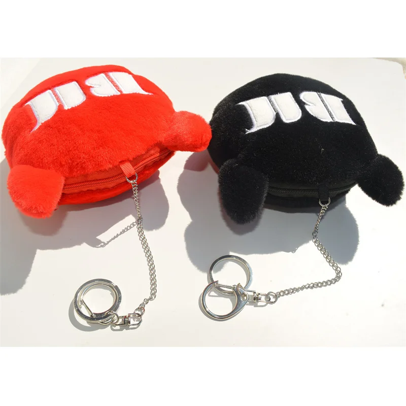 Kpop BN كلمة جولة رامي أهيون سلاسل المفاتيح الصغيرة القطيفة رورا فاريتا عملة أكياس حامل بطاقة للنساء الفتيات الهدايا