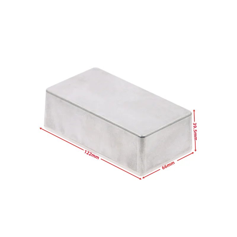 1Pcs Stomp Box Effects 125B Style Aluminum Pedal Enclosure FOR Guitar sell Dropshipping 122x66x39.5mm