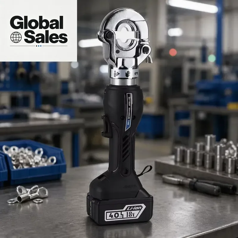 The Battery Powered Cable Crimping Tool EP-300 is the ideal solution for electricians, HVAC technicians, and DIY enthusiasts