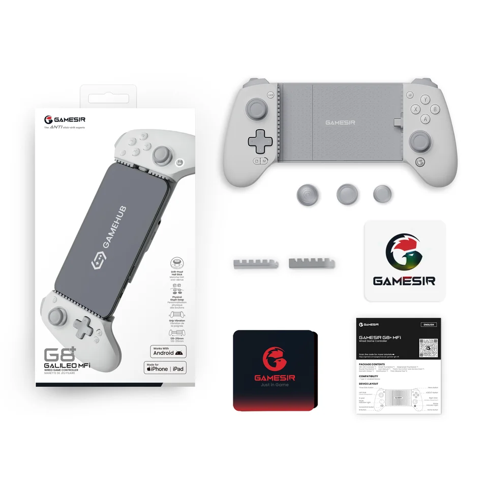 GameSir G8+ MFiスマートフォンゲームパッド ホール効果モバイルゲーム