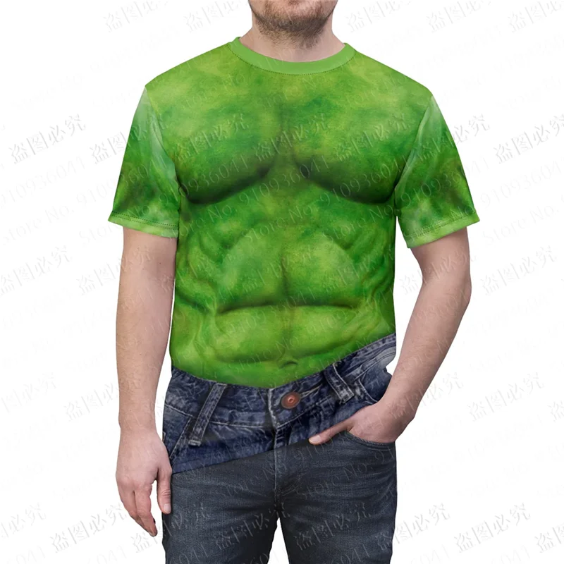 The Hulk 3D print Disney t shirt Breathable men women casual style Summer Casual Streetwear Tee Tops