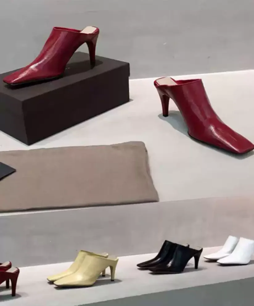 

Новая модная обувь, летняя обувь, женские тапочки с квадратным носком высшего качества, женская винтажная обувь, женские шлепанцы, женская обувь, мюли для девочек