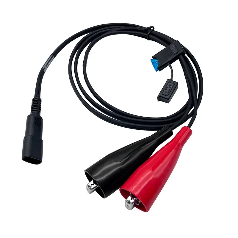 Cabo de Alimentação para Trimble Gps Gnss Rtk Surpass Cabo de Alimentação Pinos Fusível Jacaré Clips A01920 Novo