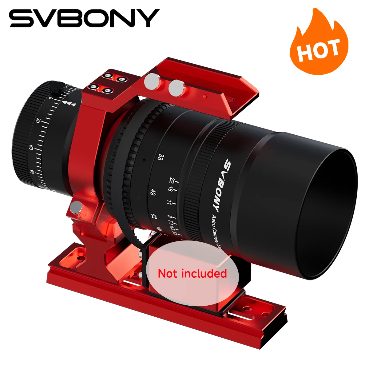 

Новая улучшенная телескопическая пластина Svbony APO SV555 и SV239 Dovetail Plate Red для астрофотографии