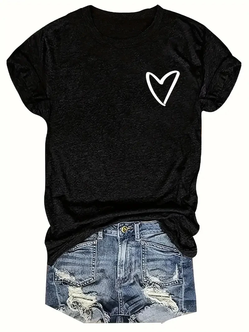 Women's Be Your Own Beautiful T-Shirt Graphic Tee  Round Neck Short Sleeve Casual shirts for women