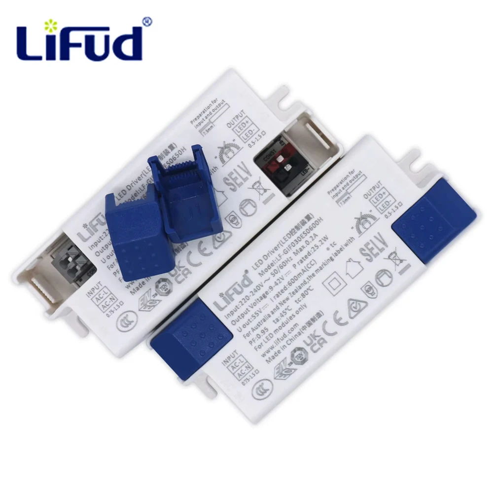 High Power Lifud LED Driver DC9-42V Constant Current 600mA 650mA 700mA 750mA 800mA 850mA 900mA 950mA No Flicker LED Power Supply