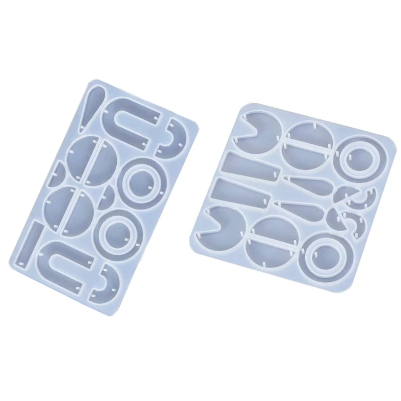 2PCS Silicone Earring Mold, Earring Resin Mold, Jewelry Making Tools, Suitable For Craft Lovers