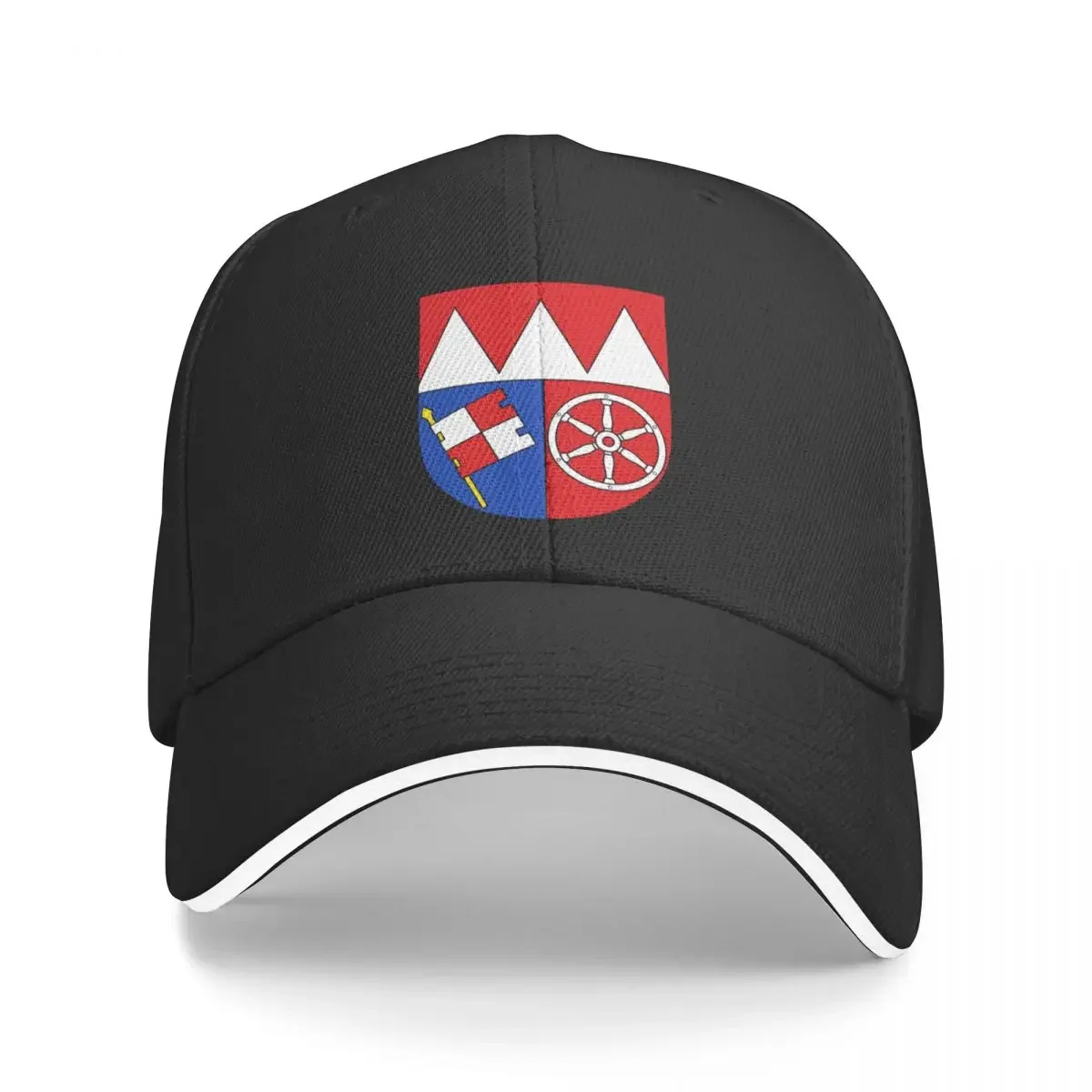 Onderste Franconia wapen, Duitsland Baseball Cap Uv-bescherming Zonnehoed aangepaste caps Designer Hoed Dames Heren