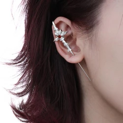 Cool Rose Heart Earrings Elegant Ear Jewelry Unique Studs Earrings Cool Ear Pin Fashion Ear Studs Perfect for Any Outfit