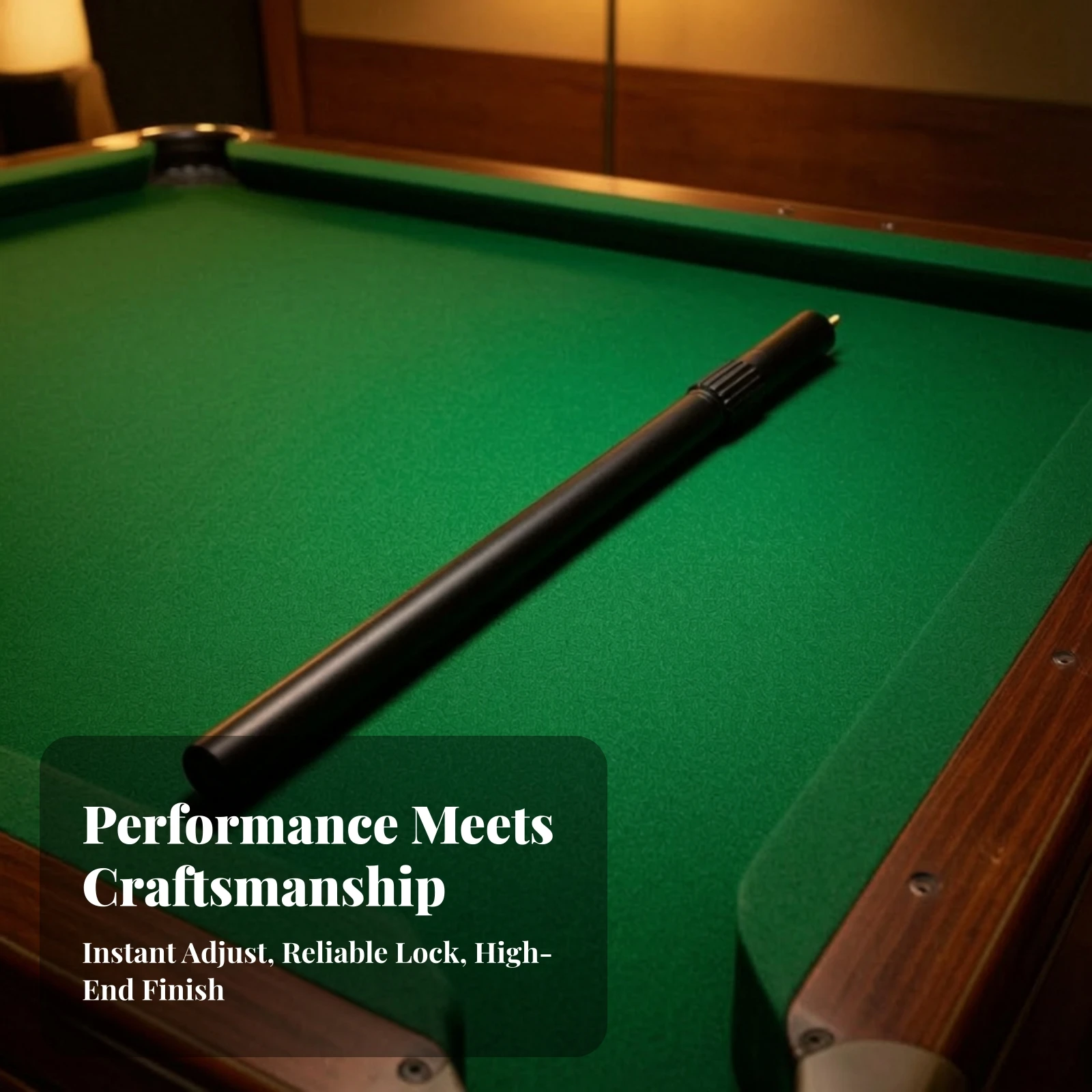Billiard Cue Extender Extendable Telescopic Cue Extender Metal Slip-Resistant for Snooker