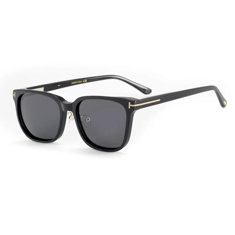 Tom Sunglasses Large Frame Acetate Sunglasses Ft891 Men's and Women's High-End Polarized Anti-Sun Uv