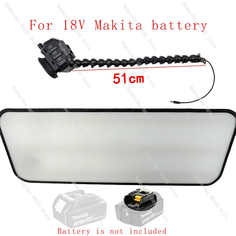 Car dent repair tool, battery leveling light 6 colors adjustable, pit dent detection accessories, elbow bracket