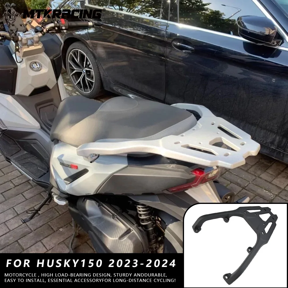 

MTKRACING For SYM HUSKY150 2023-2024 Motorcycle Rear Trunk Luggage Rack Top Box Carrier Rack Luggage Support Accessories