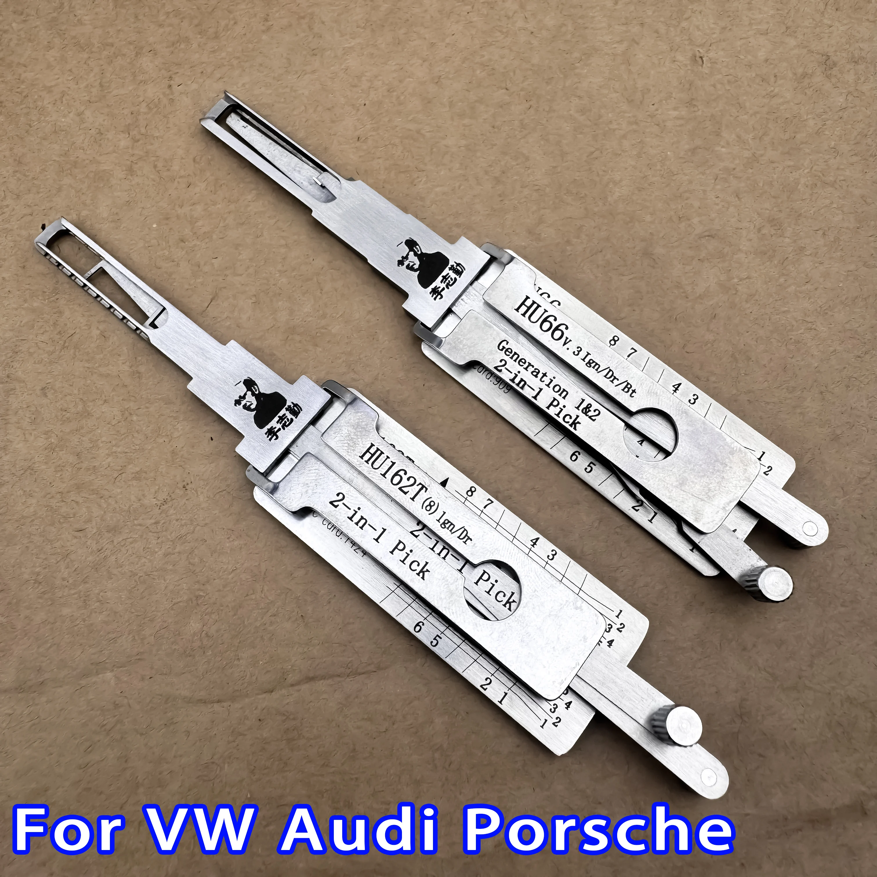Decodificador LISHI 2 en 1 HU66 V.3 HU162T-8 HU162T-9 HU162T-10 para VW Audi Skoda Porsche, herramienta para abrir coches, herramienta para cerrajeros