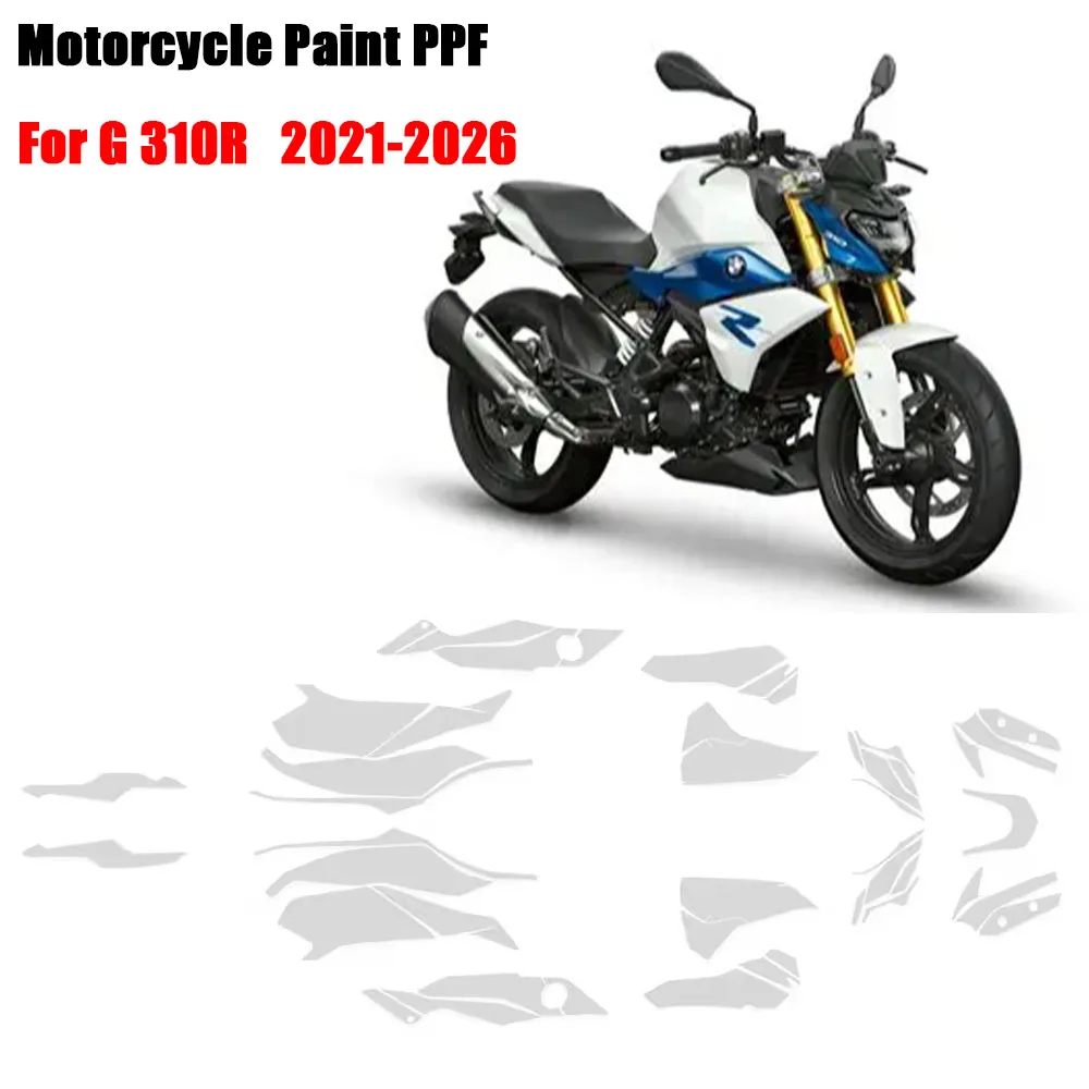 For BMW G 310 R 2021-2026 Motorcycle TPU PPF Protective Paint Protective Film G310R G310 R Anti-scratch Protective Invisible