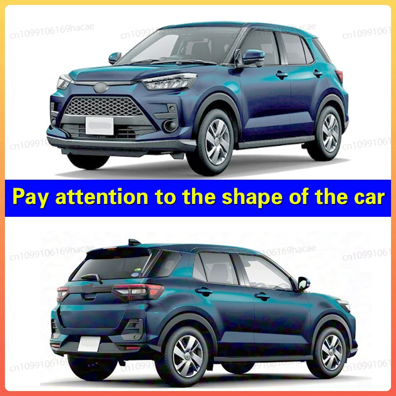 For Toyota Raize Rocky 2020-2021 4pcs Invisible Car Wheel Mud Flaps Mudguards Mudflaps Front Rear Splash Fender Accessories
