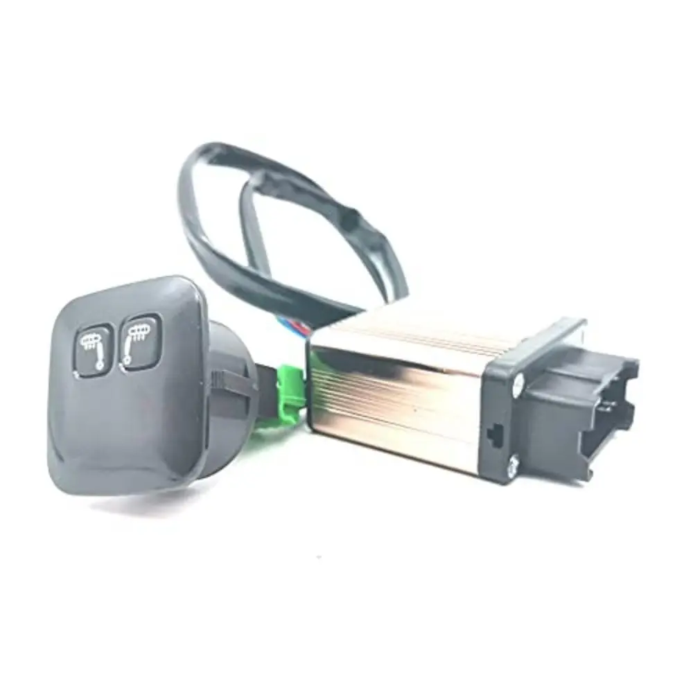 

Digital 5 Level Display Car Front 2 Seat Heated Pad Cushions 12v Control Switch