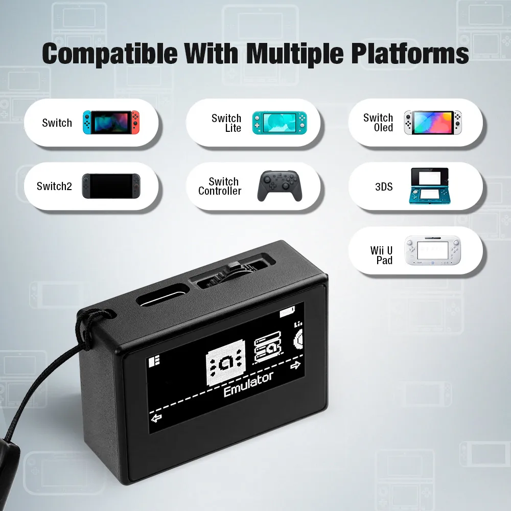 New Pixl.js Emulator NFC Intelligent Simulator Infinite Card Character Induction Burner Toy NFC TAG Emulator For Switch2/Wii U
