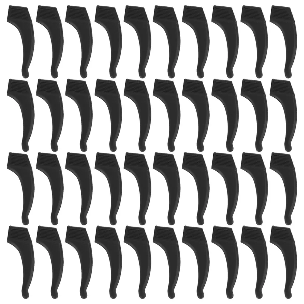 100Pairs Silicone Eyeglass Ear Hooks Nonslip Temple Grips for Glasses Sunglasses Sports Goggles Comfort Fit Universal Design