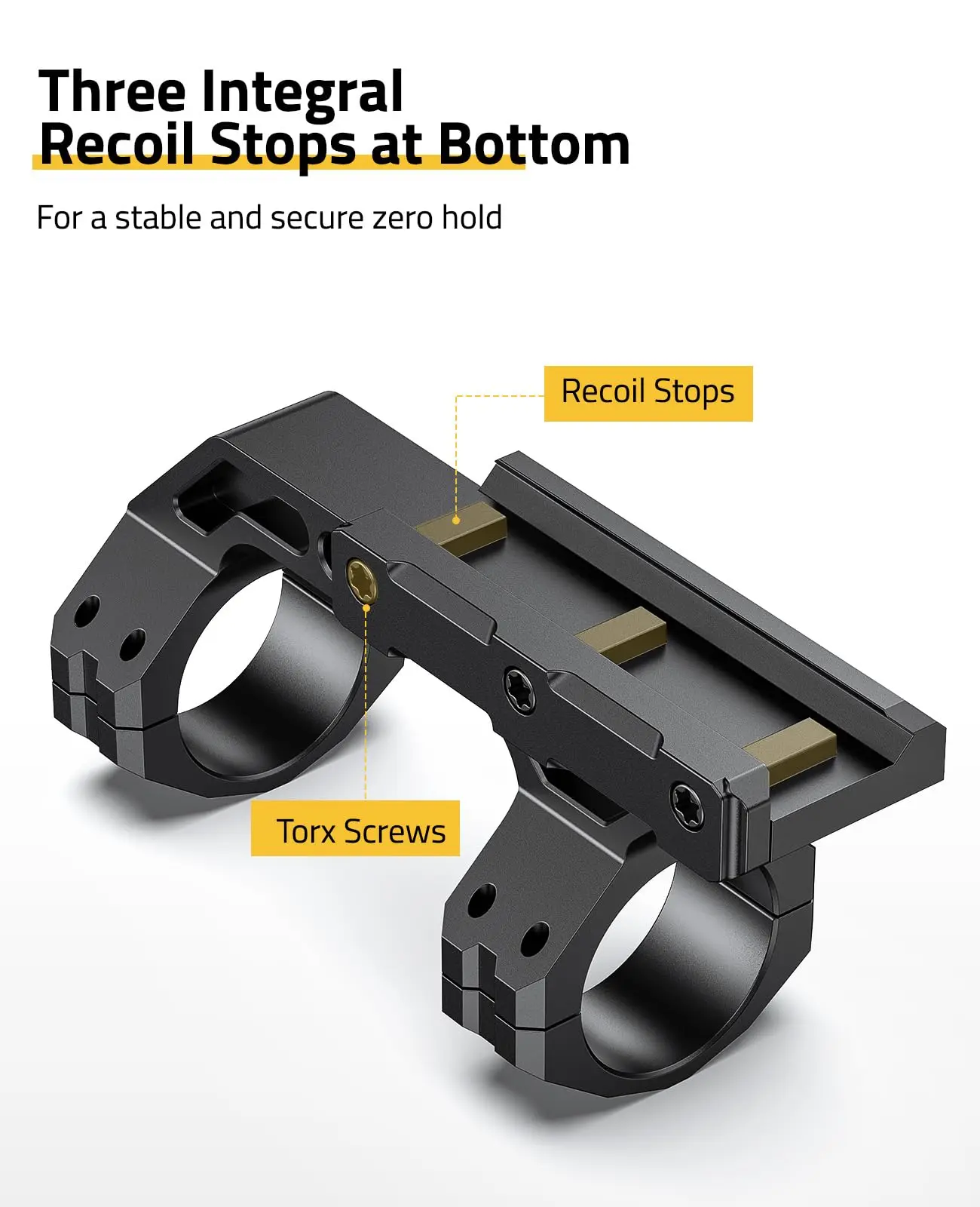 CVLIFE  Scope Cantilever Mount 30mm Offset Dual Rings Optics Mounting Kit for Picatinny Rails 1.57 
