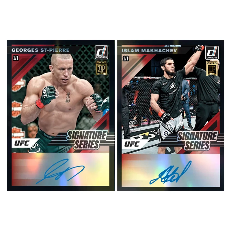 Panini Donruss UFC Series Homemade Diy Charles Oliveira Dustin Poirier Islam Makhachev Collection Flash Card Toys Gift - view 3