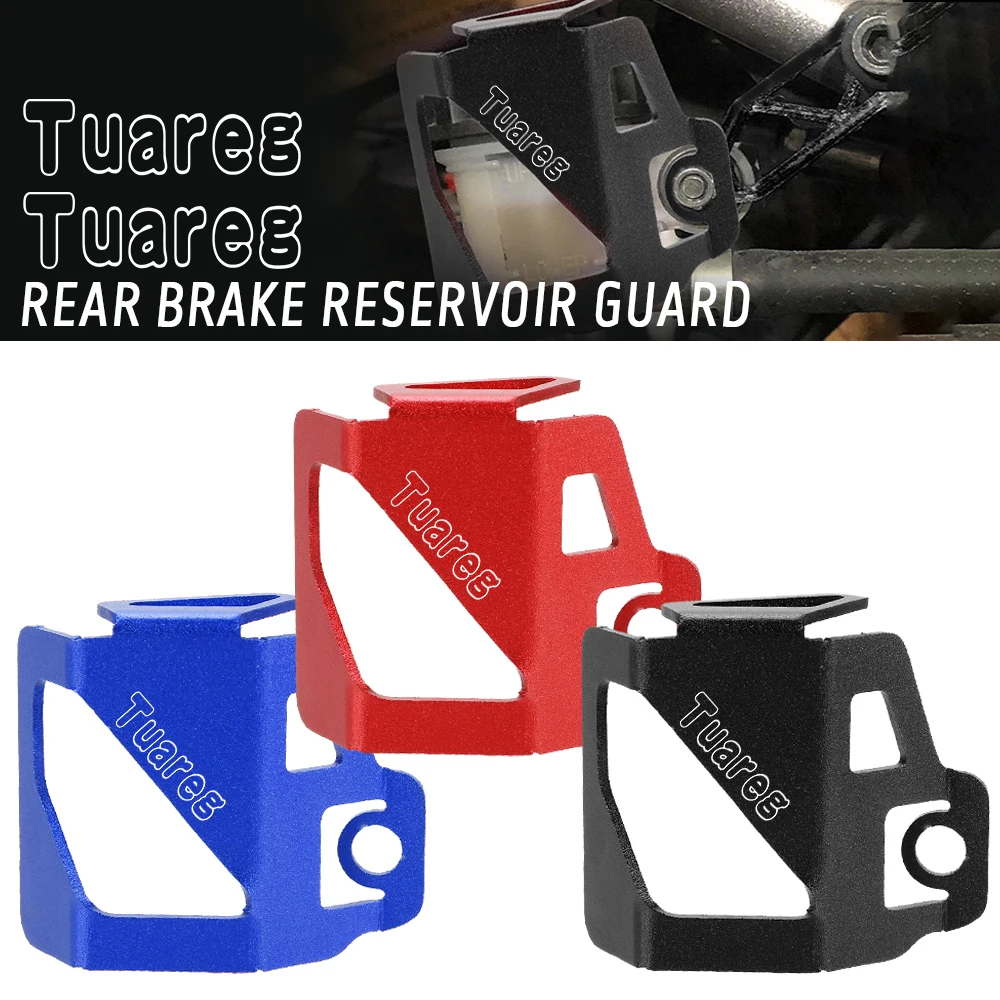 For APRILIA Tuareg660 TUAREG 660 2021 2022 2023 2024 Rear Brake Pump Fluid Tank Oil Cup Reservoir Guard Cover Protector CNC 2025