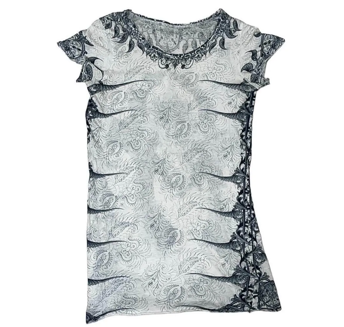 IfSixWasNine Cashew Flower Short Sleeve T-Shirt