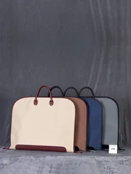 New Oxford Cloth Suit Storage Bag Travel Handheld Dustproof Fashion Clothing Cover Hanging Bag Business Wardrobe Organizer