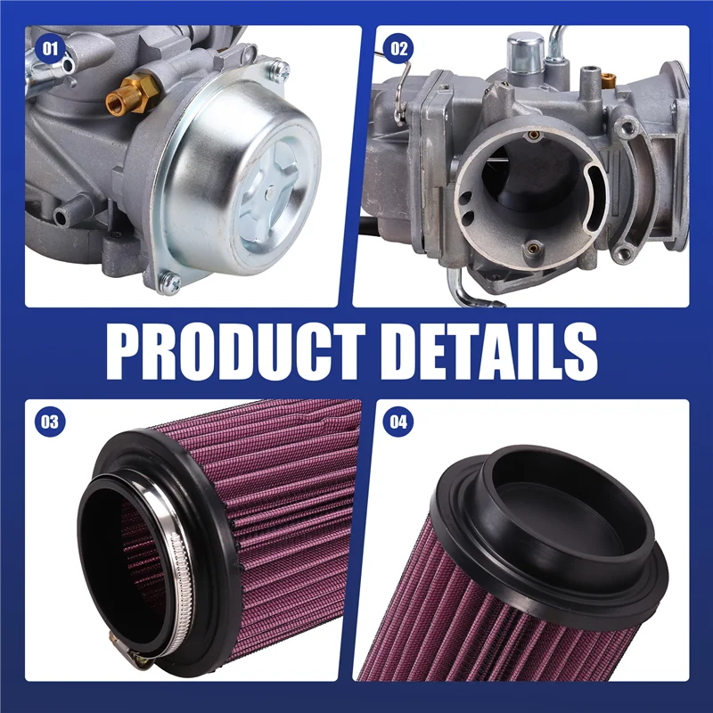 

Motorcycle Atv Carburetor With Air Filter Kit For Polaris Sportsman 500 4X4 HO 2001-2005 2010-2012-N25R