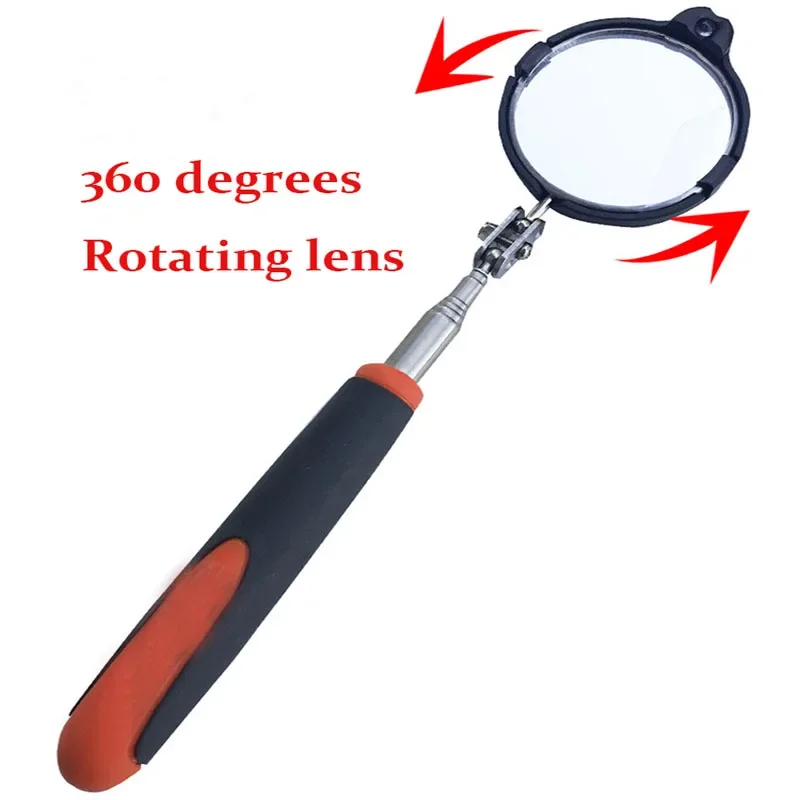 3pcs Adjustable Repair Vehicle Chassis Telescopic Inspection Mirror with LED Light