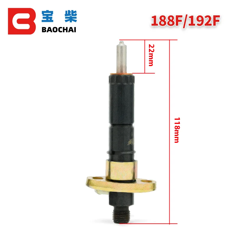 Hot Sale 186FA Diesel Engine Injector 5kw Small Generator Set Parts