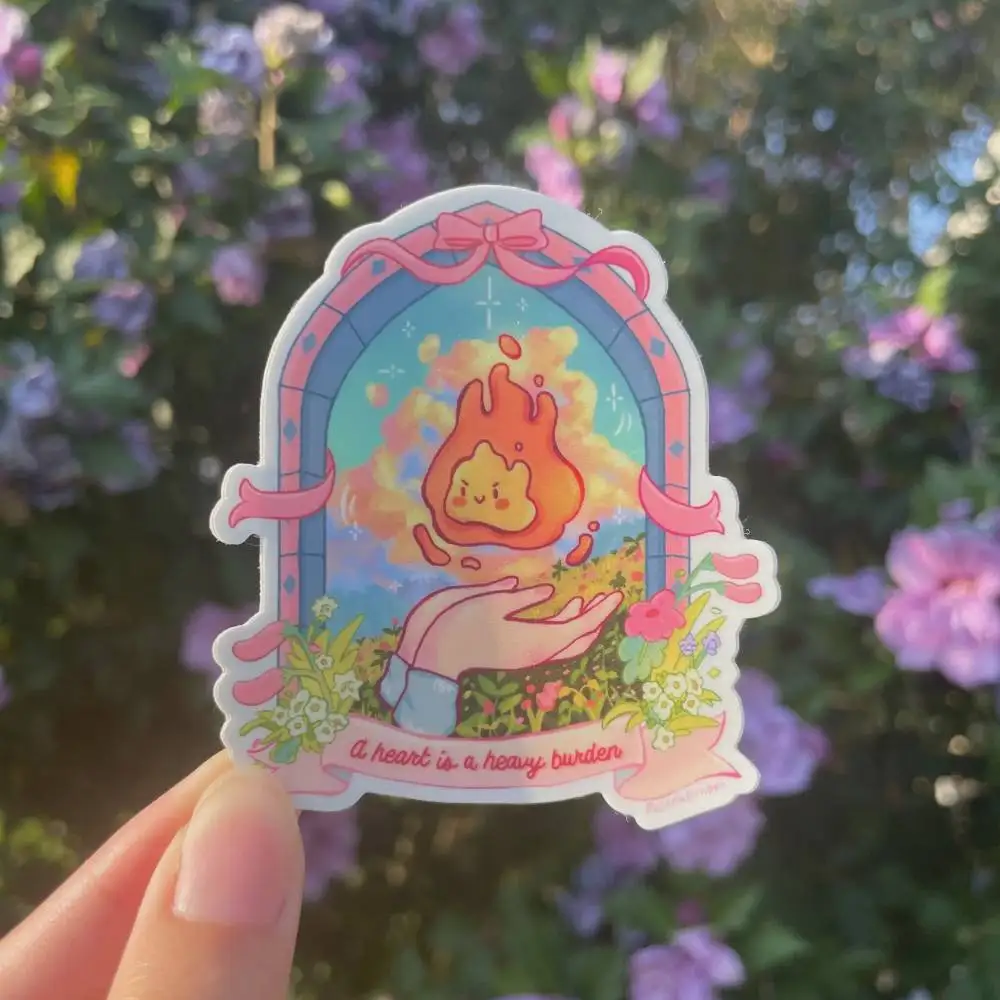 Cute Flower Sticker Cottagecore Stickerfire Sticker Laptop Water Bottl Waterproof Stickers For Decorating Car Windows