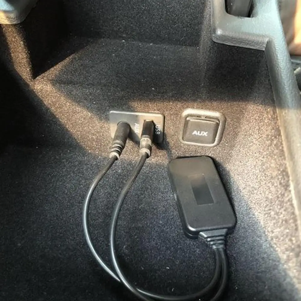 Adaptador de Cable de Audio Bluetooth auxiliar para coche, adaptador de cargador de coche para conectar encendedor de cigarrillos para BMW E90 E91 E92 E93, accesorios para coche