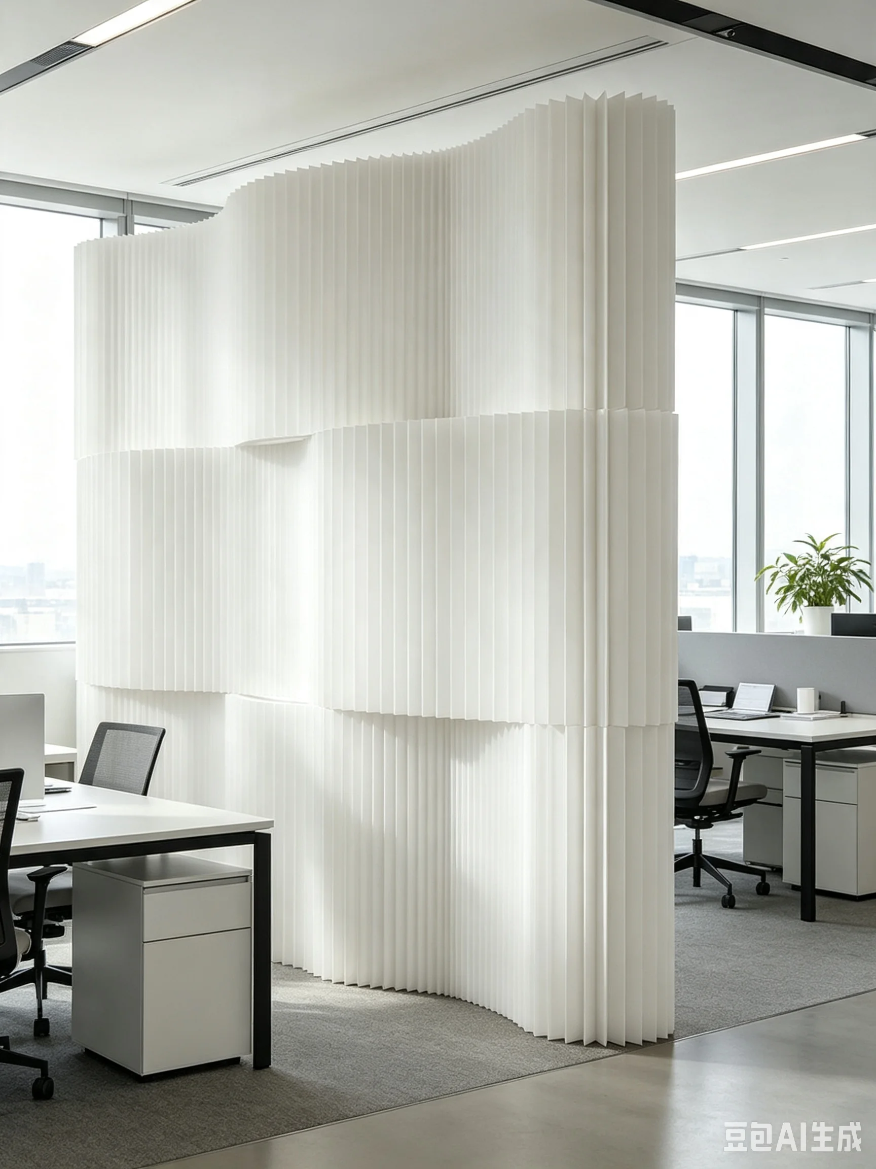 DIY Folding Paper Wall Partition Screen Office Porch Partition Mobile  Room Divider Home Decoration Office Divider