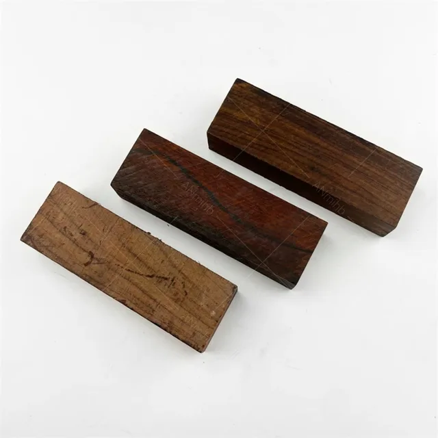 Natural Dalbergia Wood Blanks, Solid Timber Slabs for Handmade Knife Handles, Log Carving & DIY Craft Production Raw Material 3