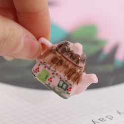 1/12 Lovely Porcelain Cup Water Kettle Tableware Miniature Dollhouse Miniatures Kitchen Toy Dollhouse Accessories