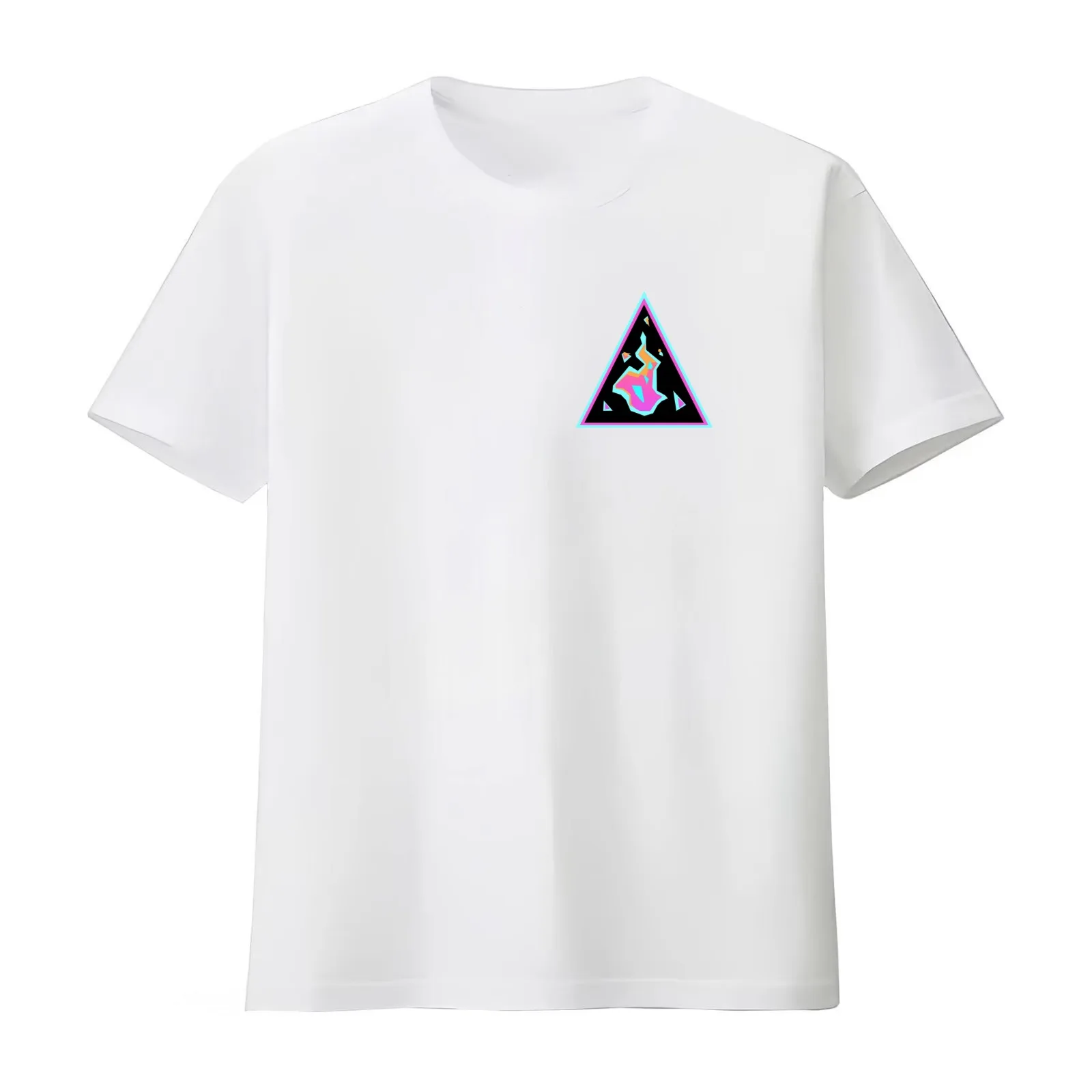 inferno T-Shirt Summer Casual Cotton Tee Oversized Streetwear Tops Vintage Graphic Print Loose Fit Short Sleeve 100% Cotton