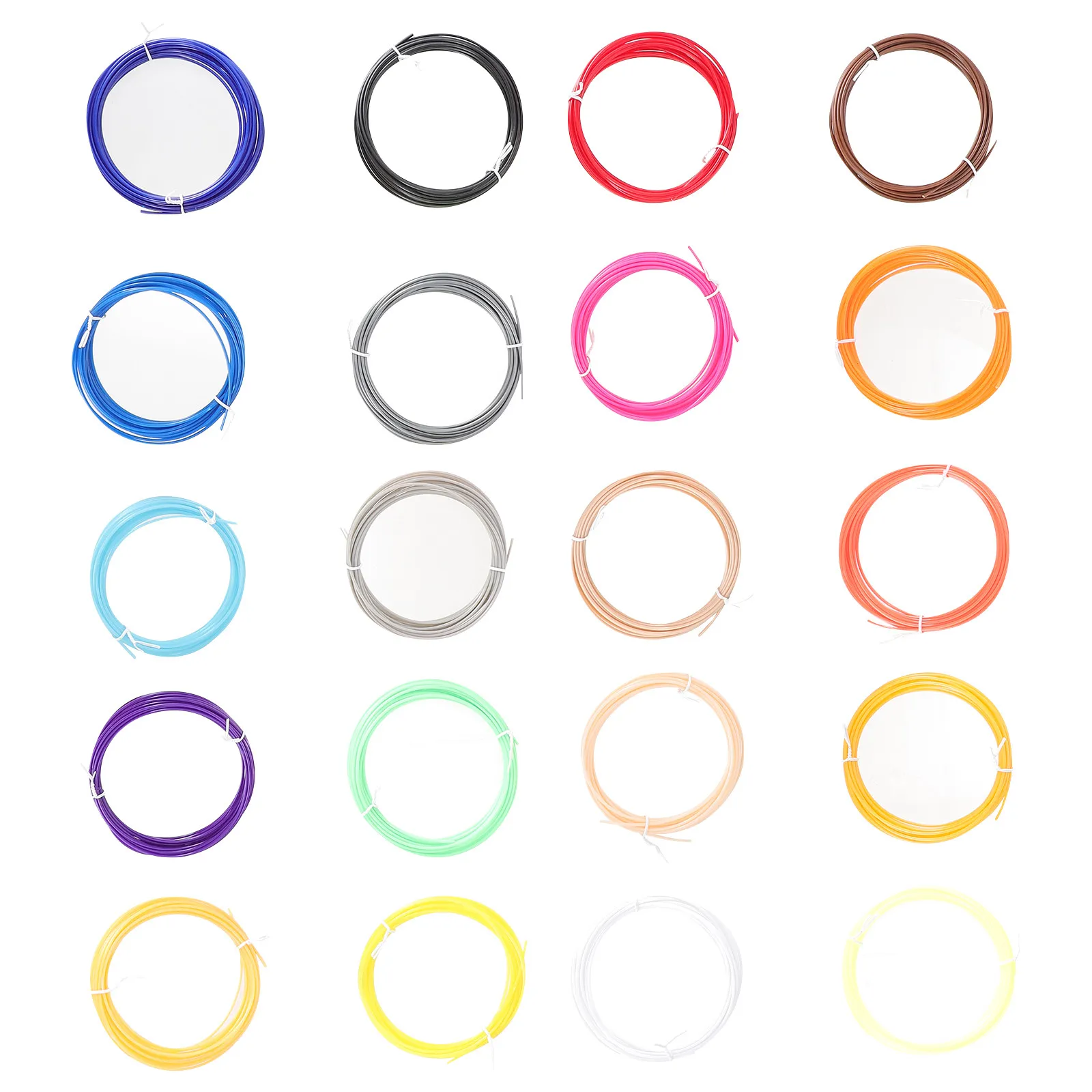 

20Pcs 1.75mm 3D Printer Filament for 3D Pens Universal Compatibility Safe Premium Pla Refills for DIY Crafts Art Projects