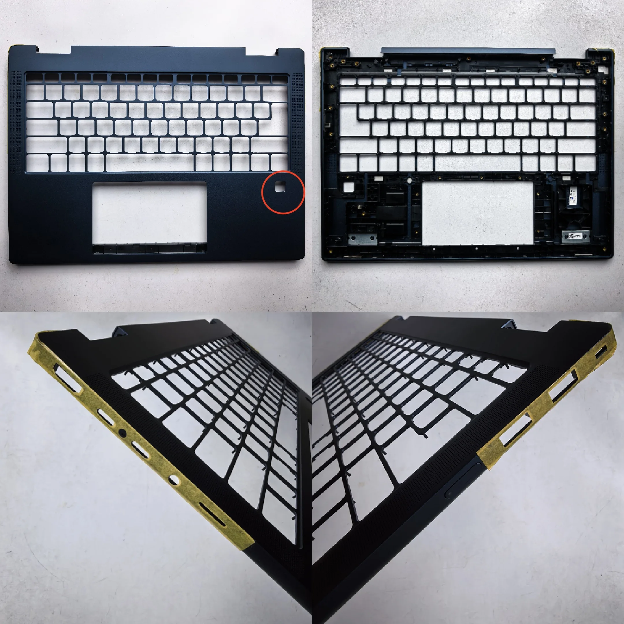 Dark-blue New laptop upper case cover palmrest for  lenovo chromebook plus 14 gen10  HQ25202003MX0
