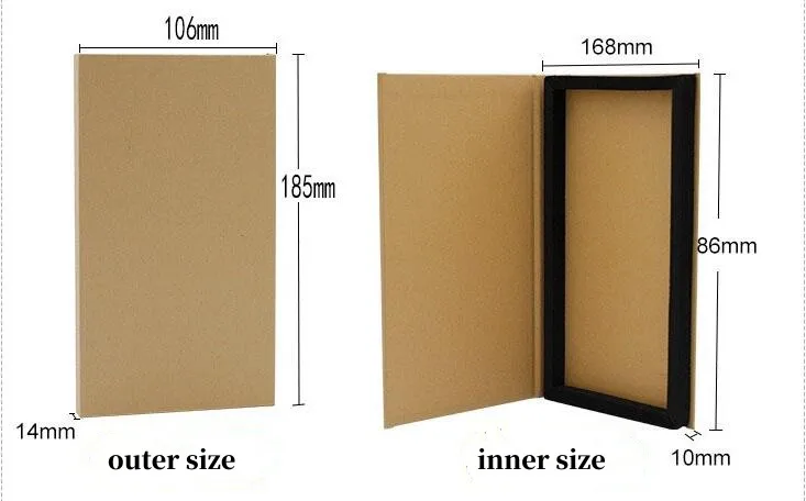 10pcs Hard Paper Cardboard Box For Phone Case Packing 6.7 inch Universal Blank Carton Tempered Film Packaging Box