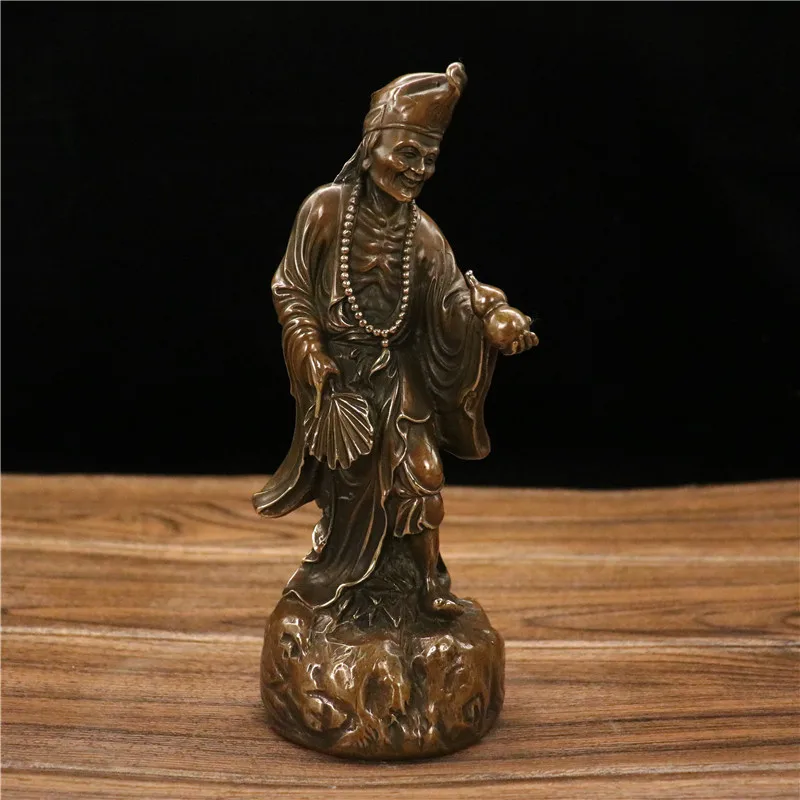 statue of Jigong, living Buddha, a decorative piece for peace and blessings, featuring the figure of Master Da