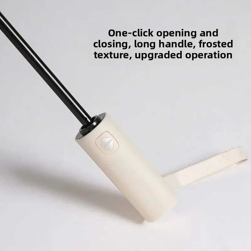 مظلة نسائية للمطر والطقس سميكة واقية من الشمس للحماية من الأشعة فوق البنفسجية، مظلة أوتوماتيكية قابلة للطي ومحمولة